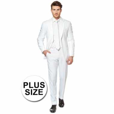Grote maten  Big size heren kostuum wit