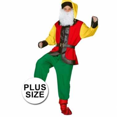Grote maten  Big size kabouter kostuum