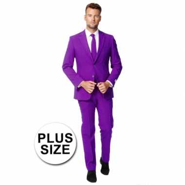 Grote maten  Big size kostuum paars