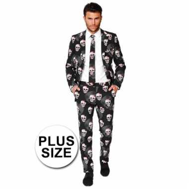 Maten  Grote maat doodshoofd kostuum