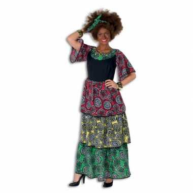 Maten  Surinaamse jurk grote maat