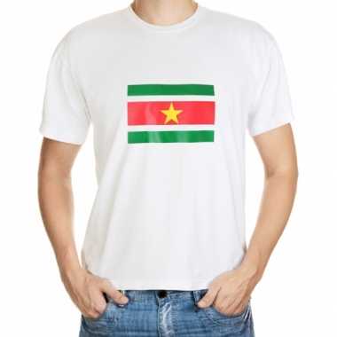 Suriname vlaggen t-shirts grote maten