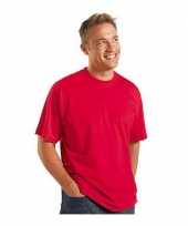 Grote maten maat 4xl heren t-shirts rood