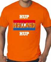 Grote maten oranje t shirt holland nederland supporter hup holland hup ek wk voor heren
