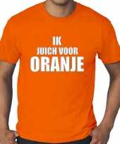 Grote maten oranje t shirt holland nederland supporter ik juich voor oranje ek wk voor heren 10286620