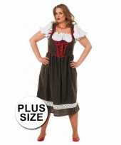 Grote maten plus size kostuum tirolerjurk