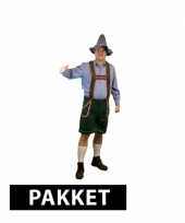 Grote maten voordelig tiroler kostuum met accessoires heren maat 3xl